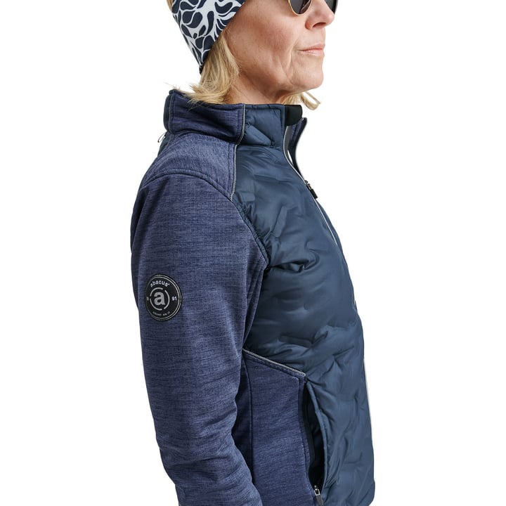 W Elgin Hybrid Jacket Blå Abacus