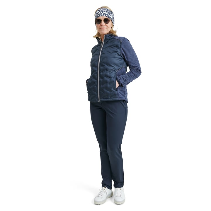 W Elgin Hybrid Jacket Blå Abacus