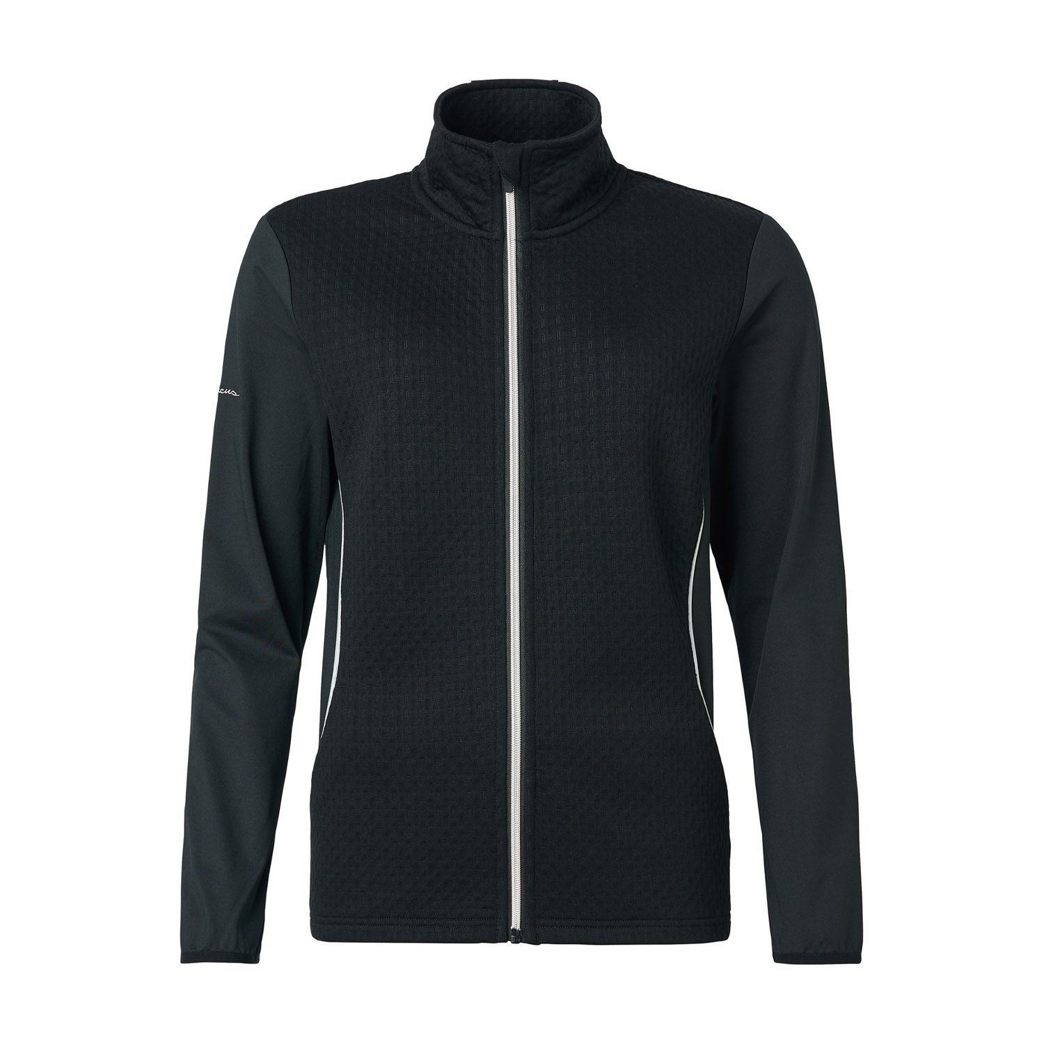 W Scramble Fullzip Fleece Svart