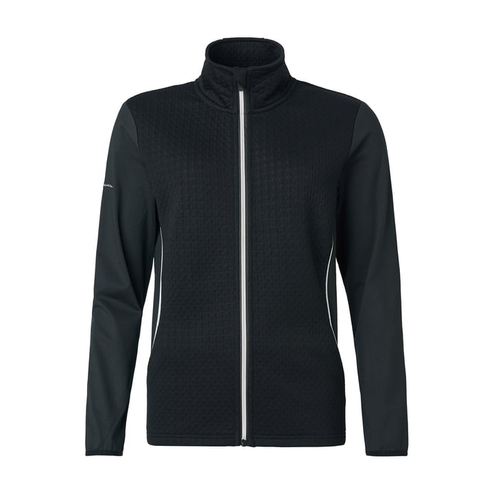 W Scramble Fullzip Fleece Svart Abacus