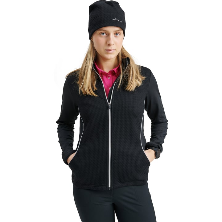 W Scramble Fullzip Fleece Svart Abacus