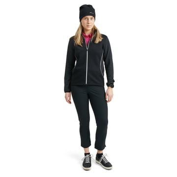 W Scramble Fullzip Fleece Svart Abacus