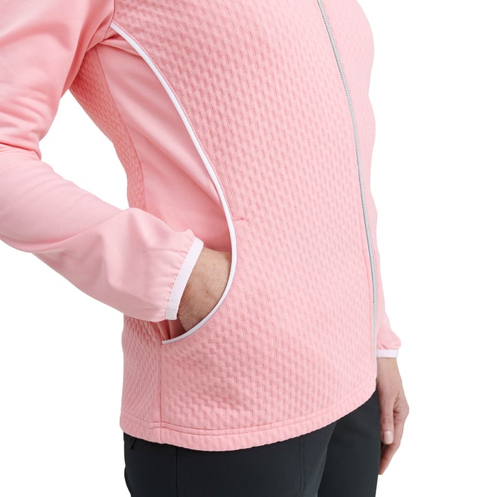 W Scramble Fullzip Fleece Rosa Abacus