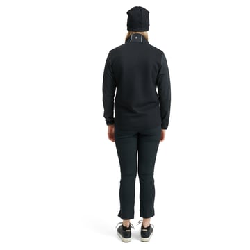W Scramble Fullzip Fleece Svart Abacus