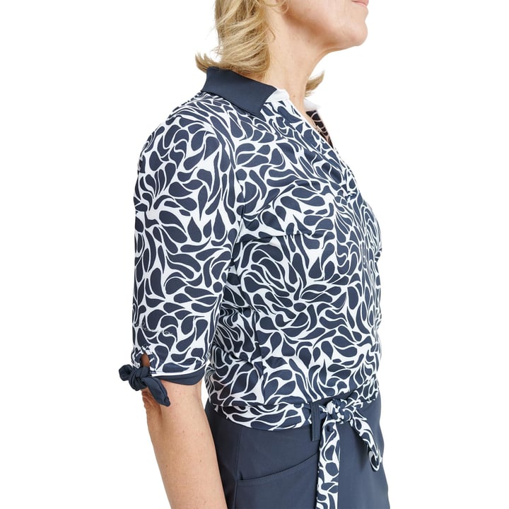 W Lily Polo Halfsleeve Multi Abacus
