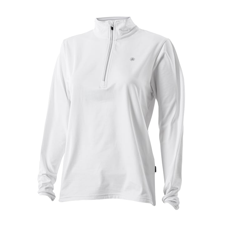 W Mashie Halfzip Fleece Vit Abacus