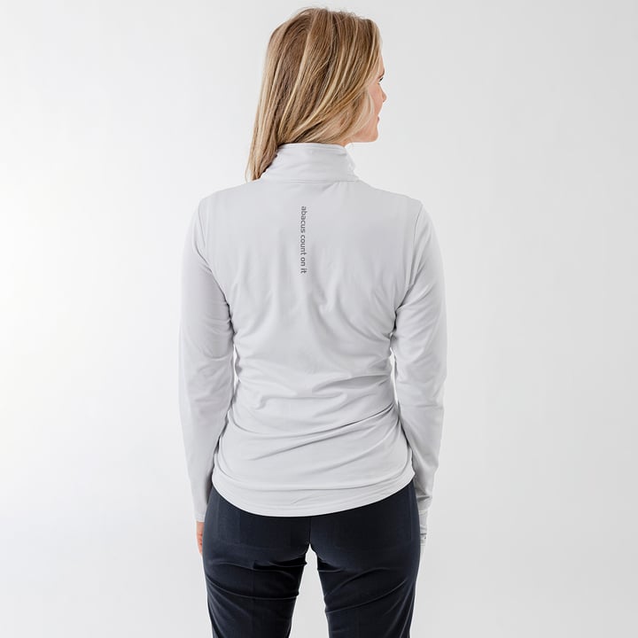 W Mashie Halfzip Fleece Vit Abacus