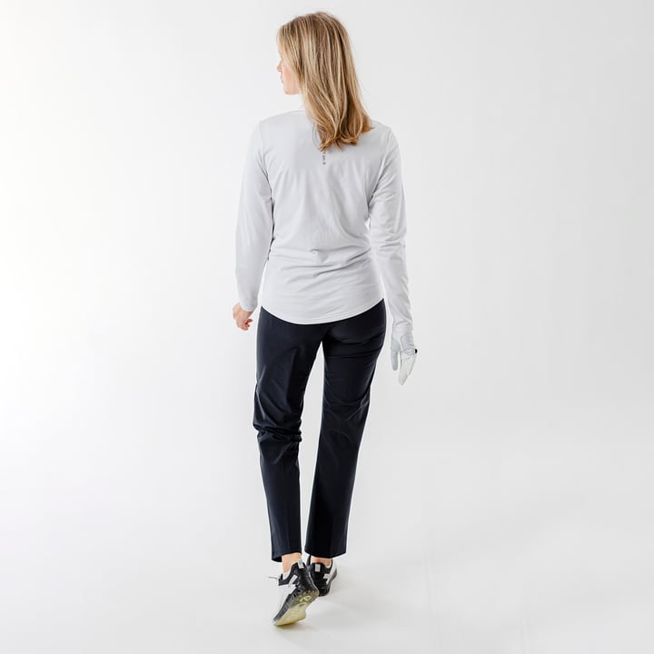 W Mashie Halfzip Fleece Vit Abacus