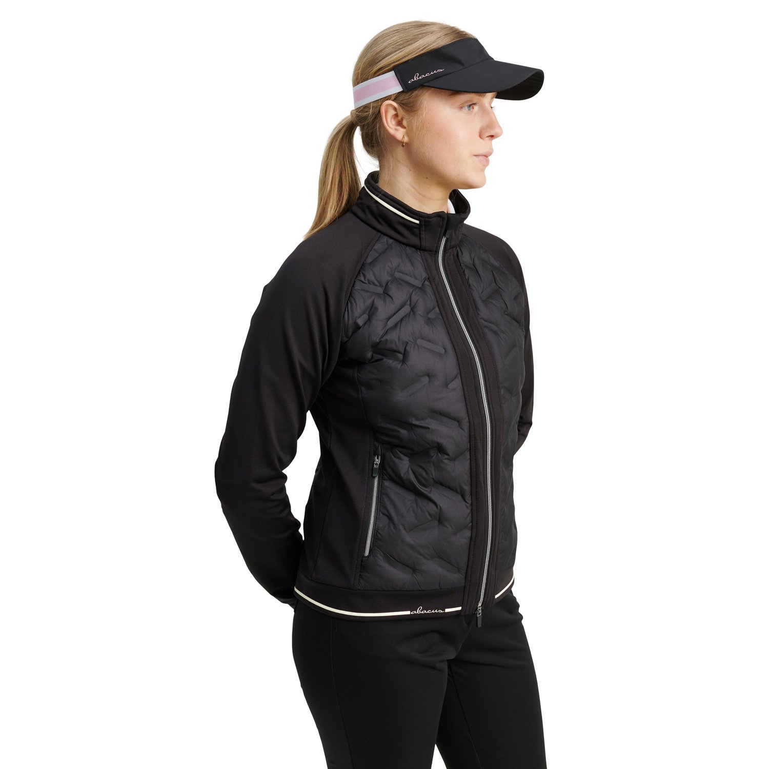 W Grove Hybrid Jacket Svart Abacus W Grove Hybrid Jacket Svart Abacus