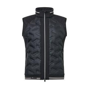 W Grove Hybrid Vest Svart Abacus