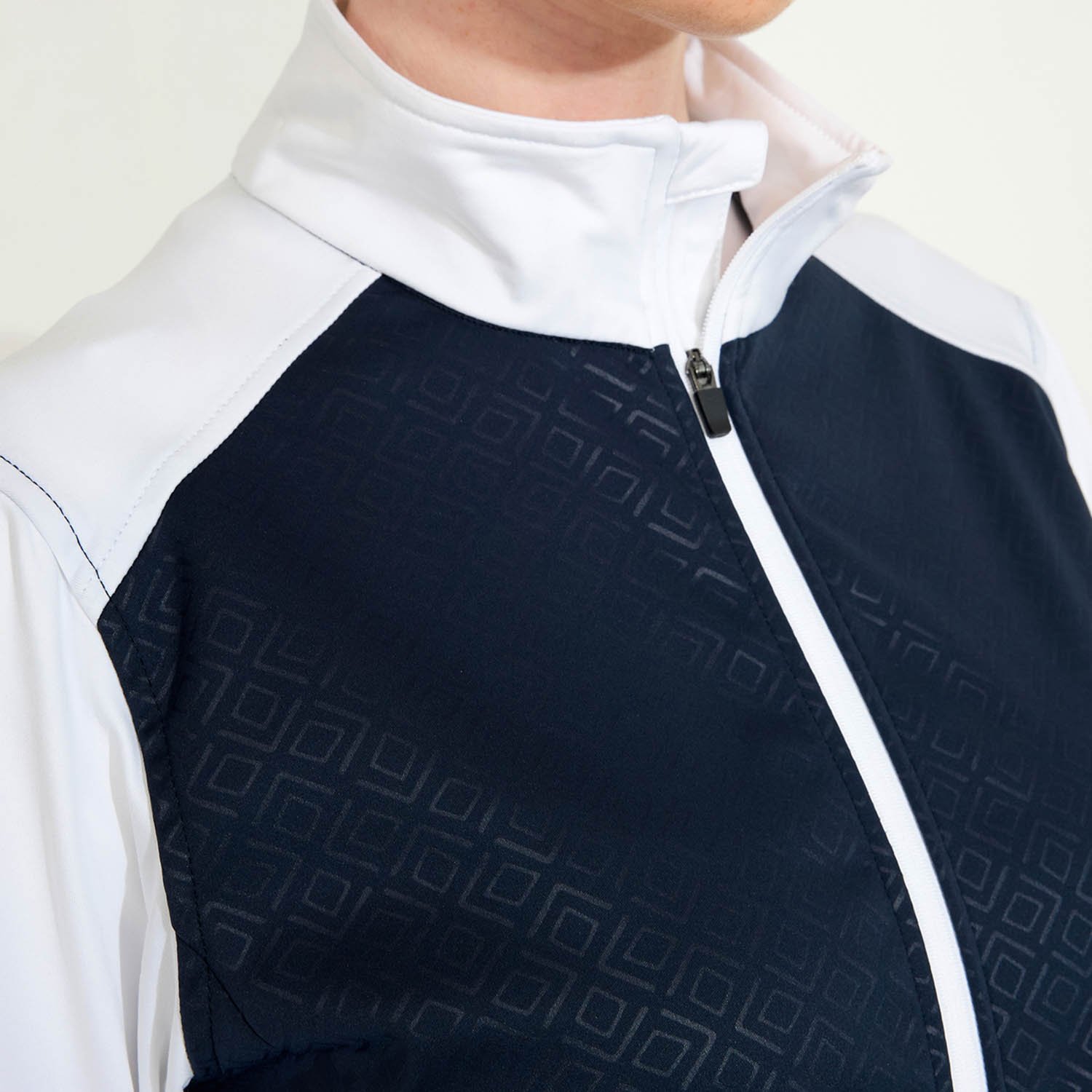 W Kingsbarns Hybrid Jkt Blå Abacus