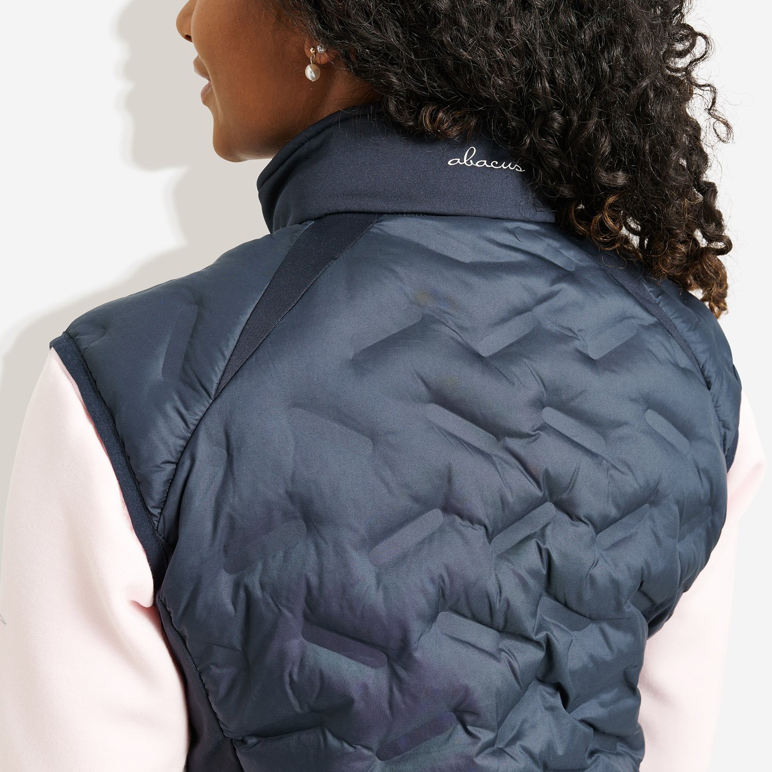 W Portrush Hybrid Vest Blue Abacus