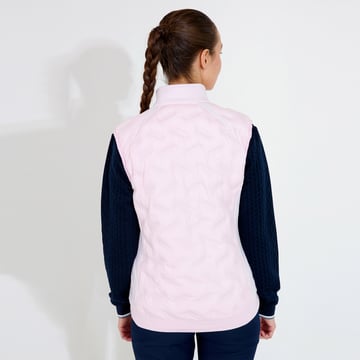 W Portrush Hybrid Vest Pink Abacus