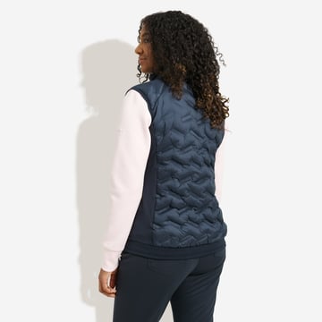 W Portrush Hybrid Vest Blue Abacus
