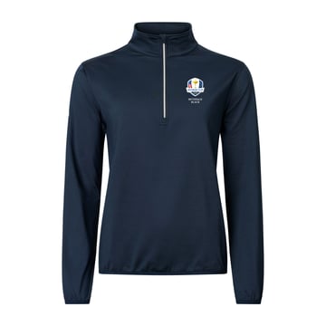 W Rc25 Cradoc Halfzip Fleece Blau Abacus