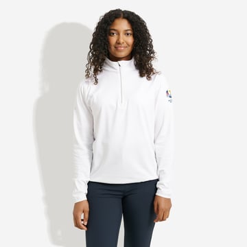 W Rc25 Cradoc Halfzip Fleece Weiß Abacus