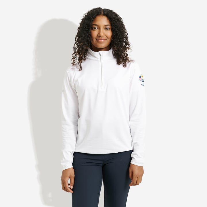 W Rc25 Cradoc Halfzip Fleece Weiß Abacus