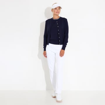 W Niblick Cardigan Blå Abacus