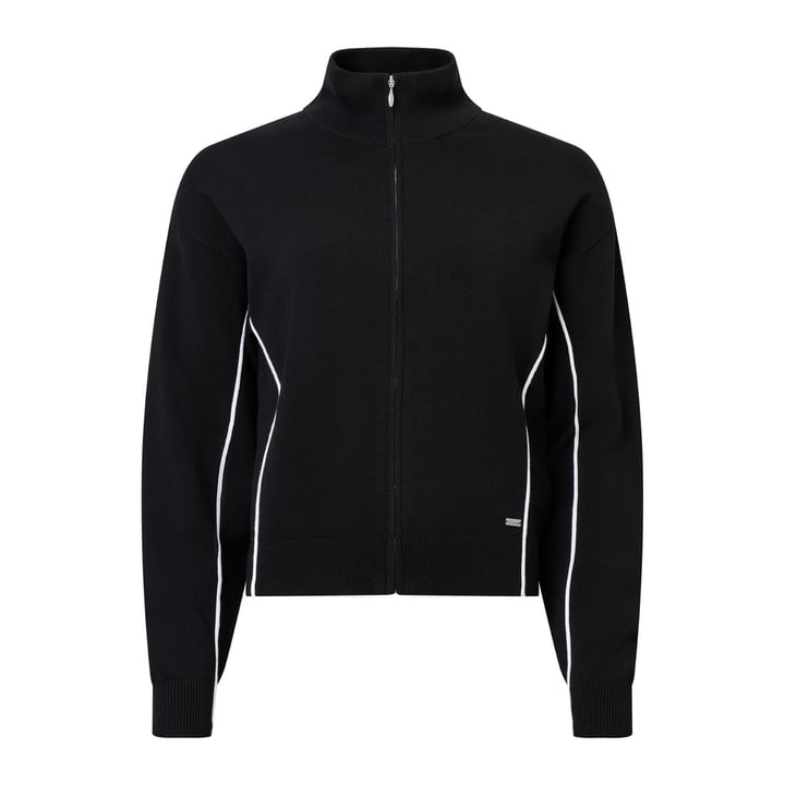 W Niblick Fullzip Svart Abacus