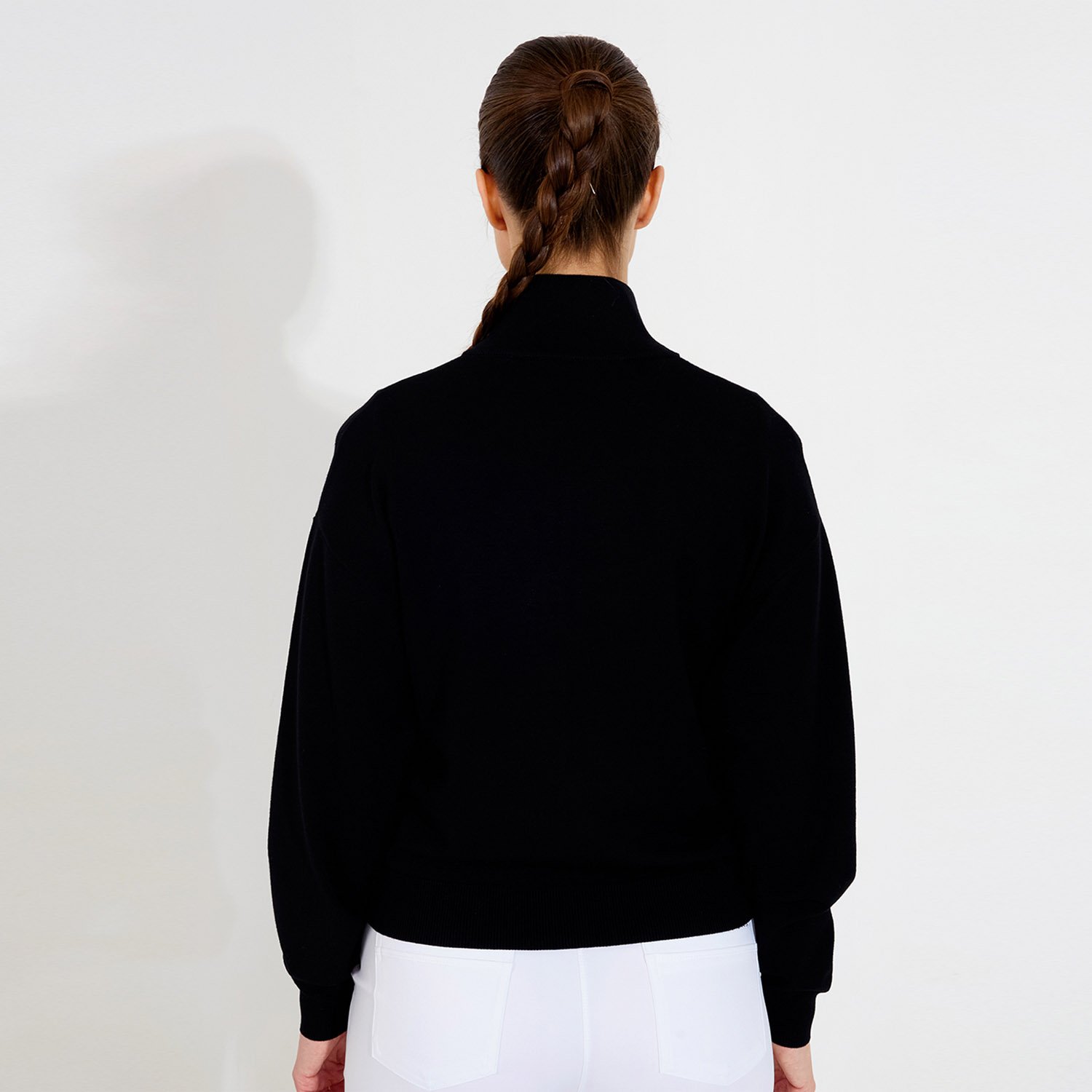 W Niblick Fullzip Svart Abacus