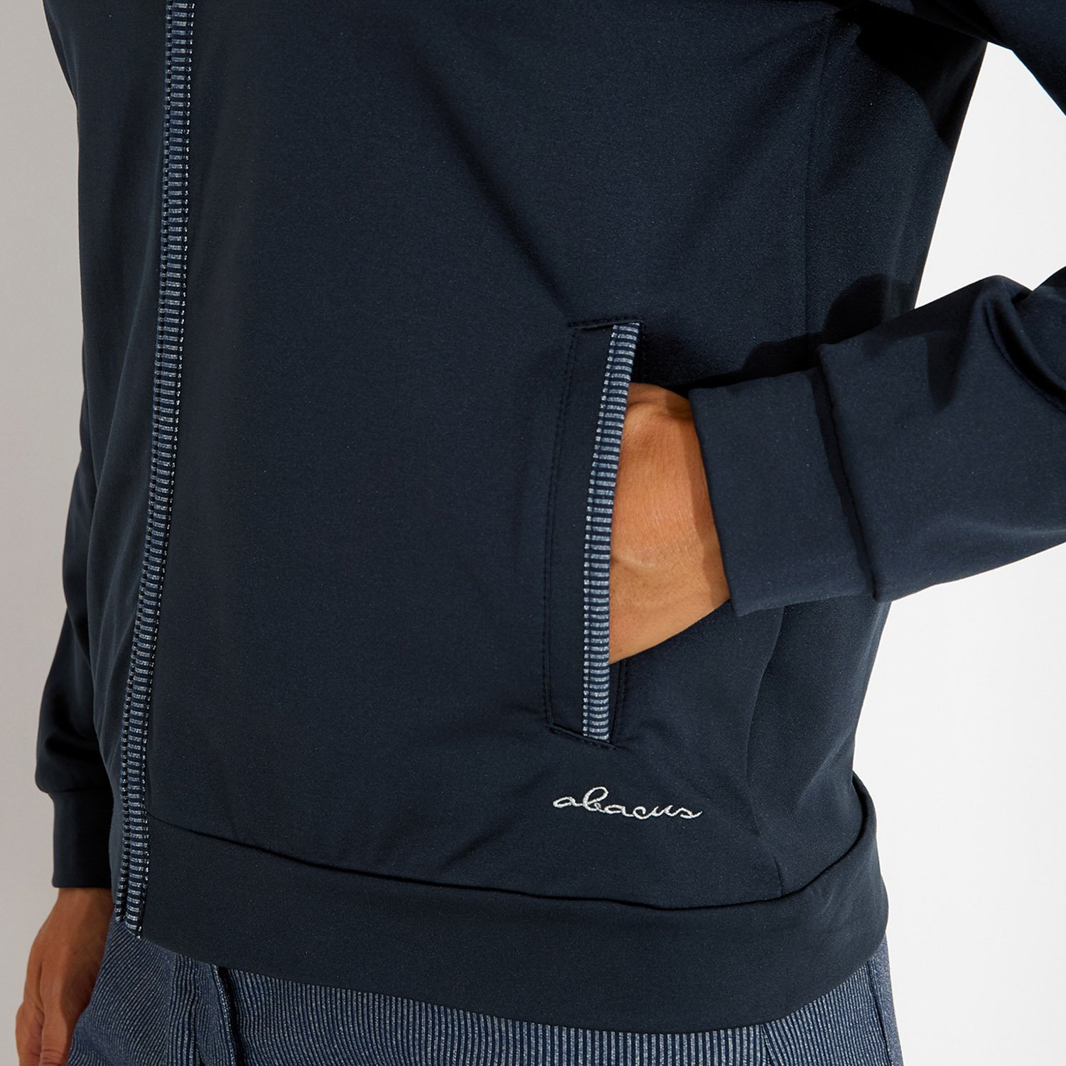 W Bovey Midlayer Jkt Blue Abacus