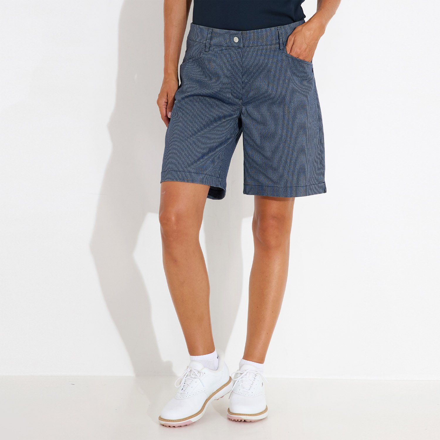 W Bovey Shorts Blå Abacus