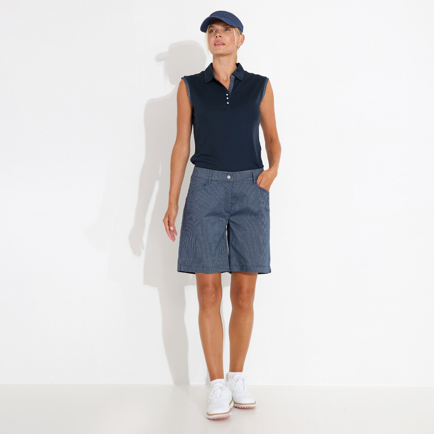 W Bovey Shorts Blå Abacus