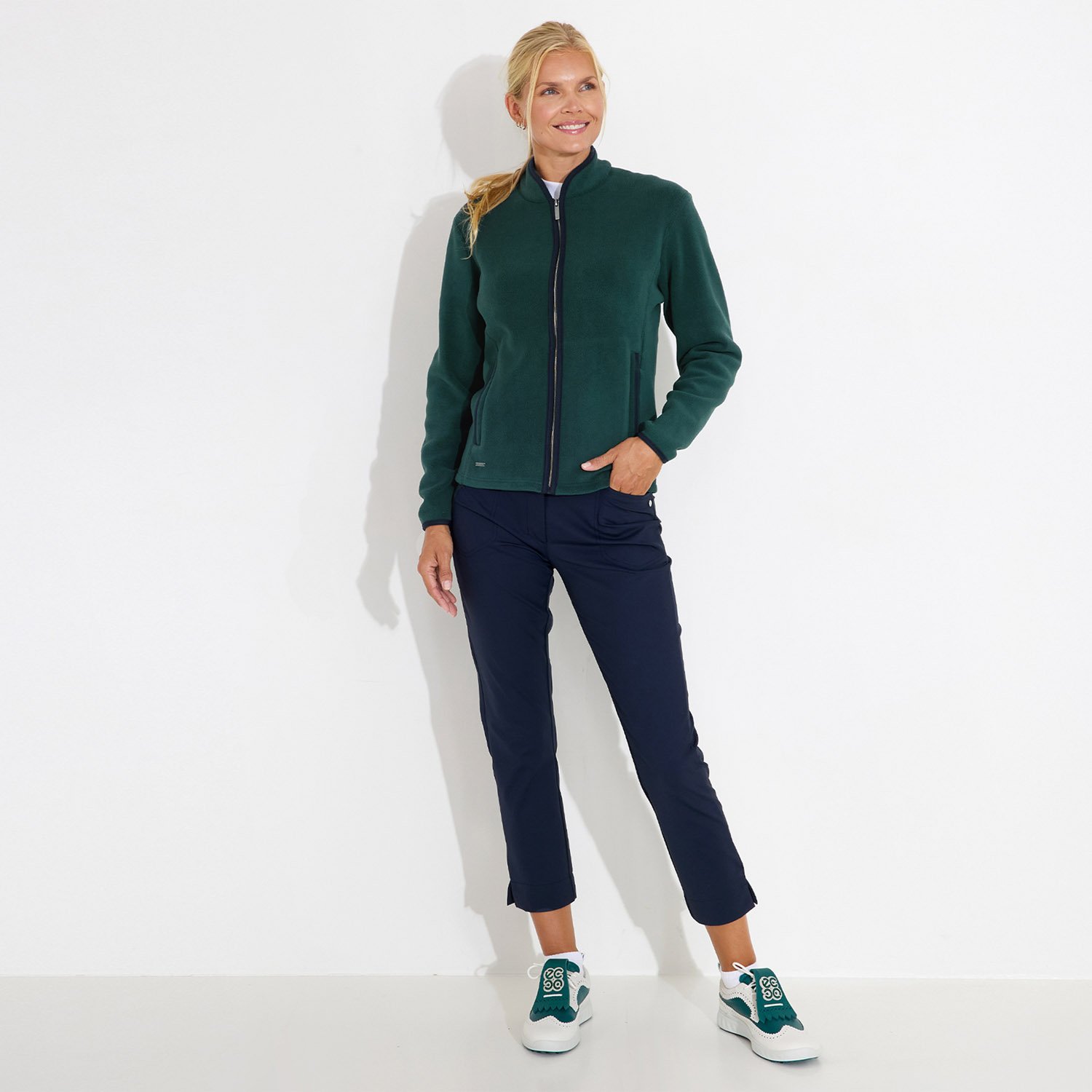 W Foxhills Midlayer Fullzip Abacus