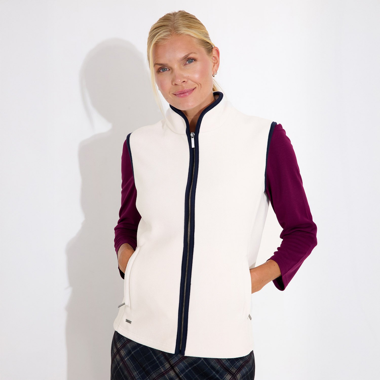 W Foxhills Midlayer Bodywarmer Abacus