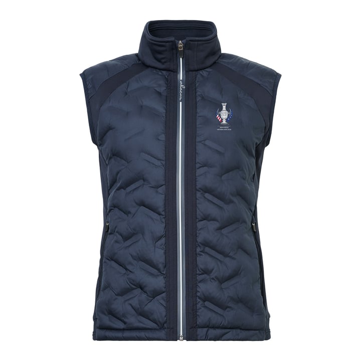 W Sc Portrush Hybrid Vest Blå Abacus