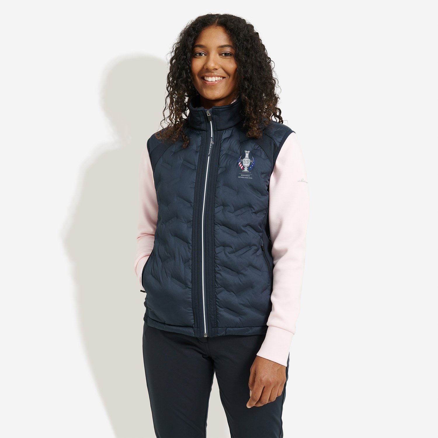 W Sc Portrush Hybrid Vest Blå Abacus W Sc Portrush Hybrid Vest Blå Abacus