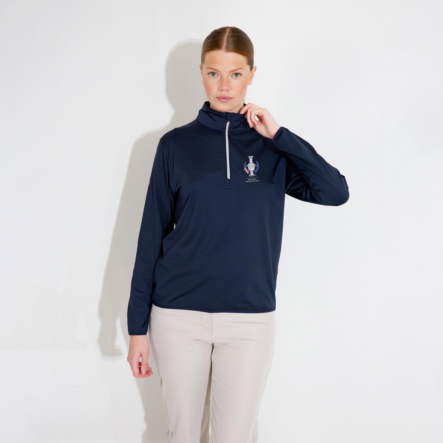 W Sc Cradoc Halfzip Fleece Blå Abacus W Sc Cradoc Halfzip Fleece Blå Abacus