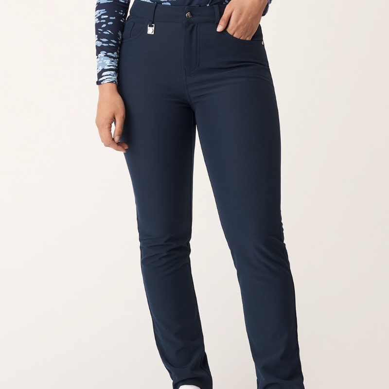 womens navy blue skinny dress pants