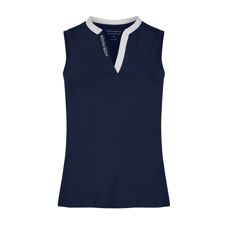 Abby Sleeveless Top Blue Röhnisch