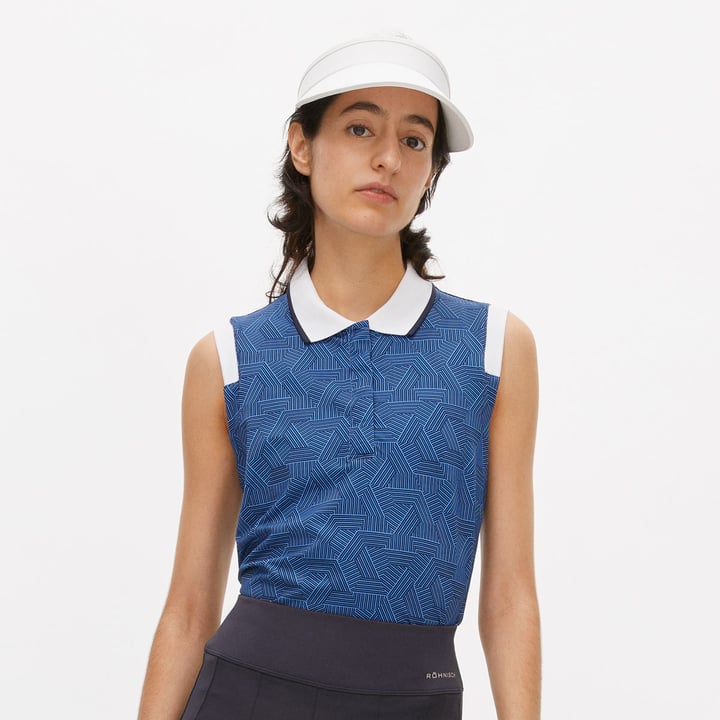 Deni Sleeveless Poloshirt Röhnisch