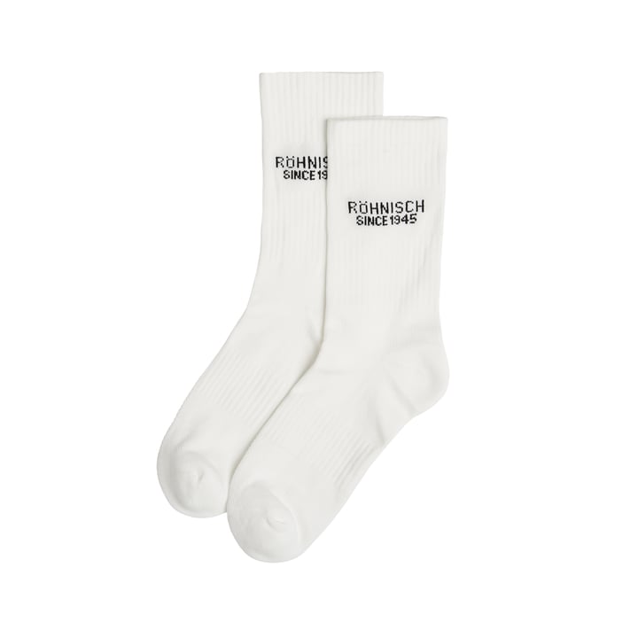 2-Pack Logo Socks Valkoinen Röhnisch