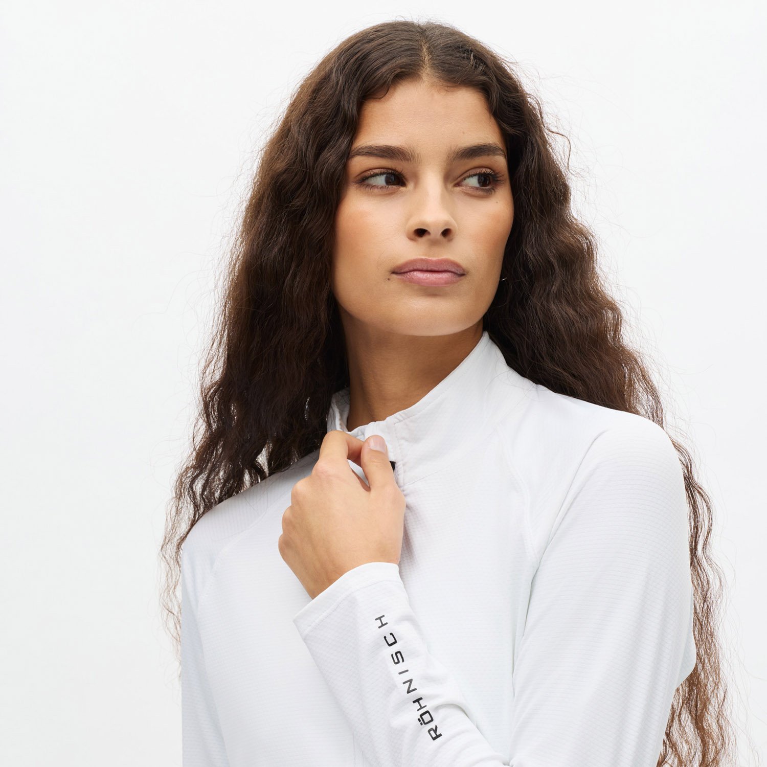 Nicky Full Zip Hvit Röhnisch