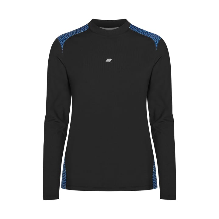 Eyra Brushed Ls Top Svart Röhnisch Eyra Brushed Ls Top Svart Röhnisch