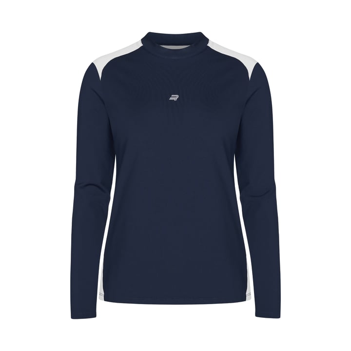 Eyra Brushed Ls Top Blau Röhnisch