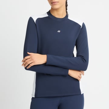 Eyra Brushed Ls Top Blue Röhnisch