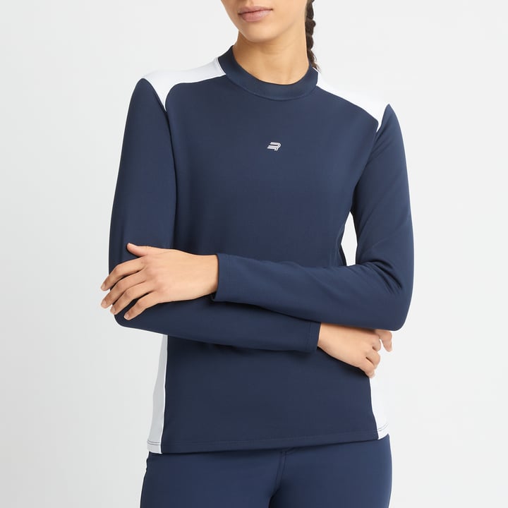Eyra Brushed Ls Top Blue Röhnisch