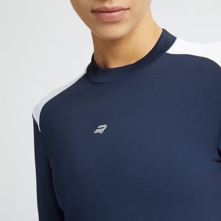 Eyra Brushed Ls Top Blue Röhnisch