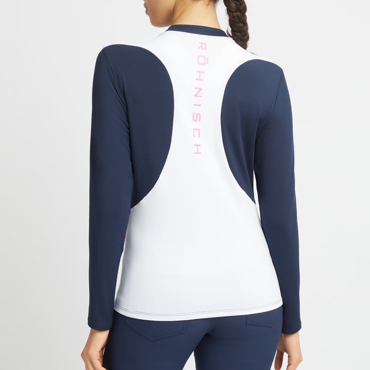 Eyra Brushed Ls Top Blue Röhnisch