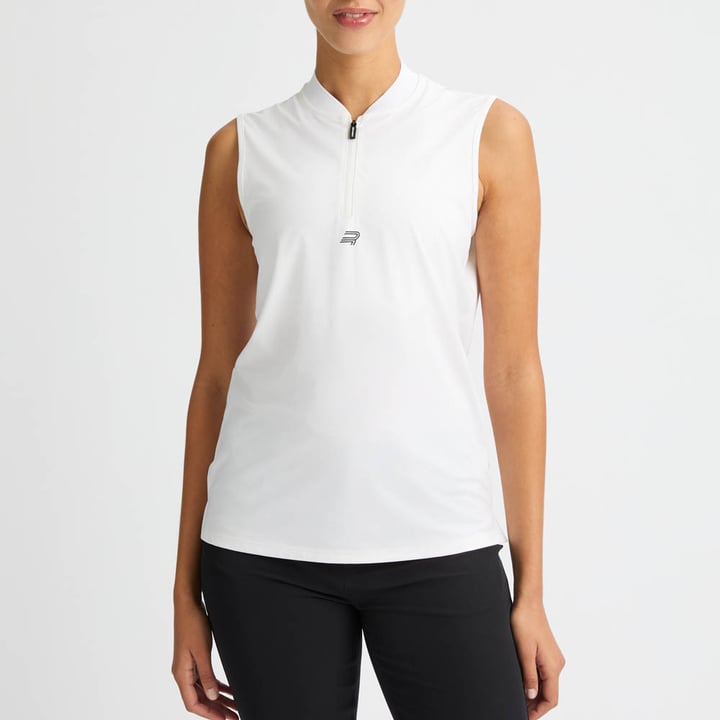 Annie Sleeveless Top Hvid Röhnisch Annie Sleeveless Top Hvid Röhnisch