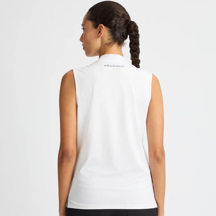 Annie Sleeveless Top Hvid Röhnisch Annie Sleeveless Top Hvid Röhnisch