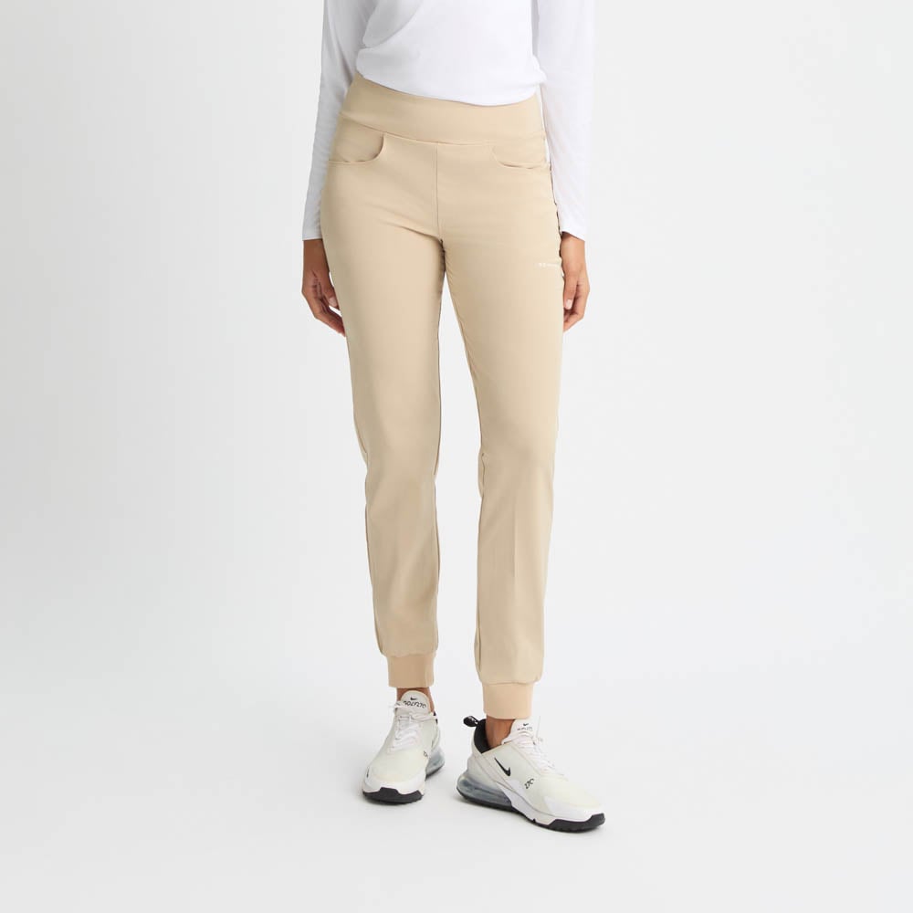 Twill Stretch Pull On Pant Beige Röhnisch