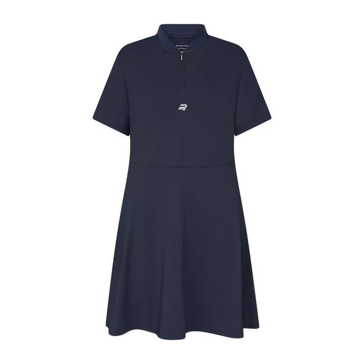 Annie Shortsleeve Dress Blå Röhnisch Annie Shortsleeve Dress Blå Röhnisch