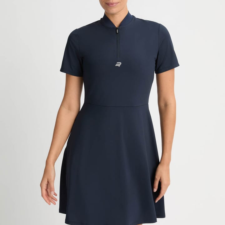 Annie Shortsleeve Dress Blå Röhnisch Annie Shortsleeve Dress Blå Röhnisch