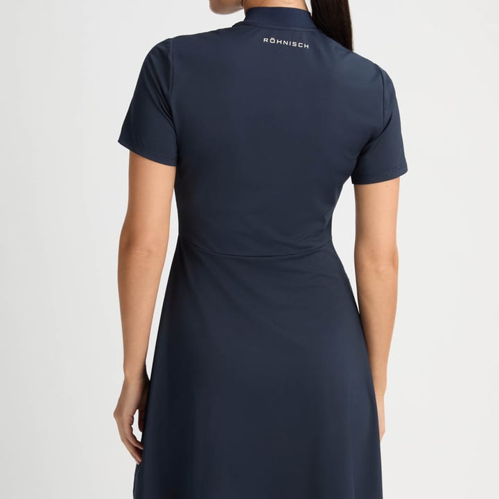Annie Shortsleeve Dress Blå Röhnisch Annie Shortsleeve Dress Blå Röhnisch