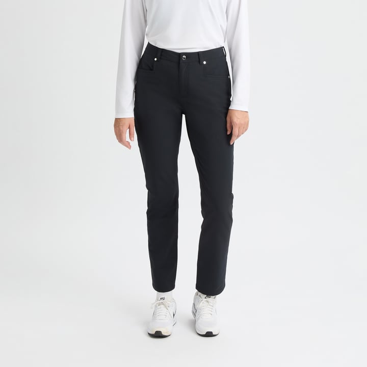 Chie Brushed Pant 32 Svart Röhnisch